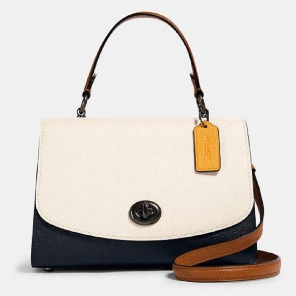 Coach Tilly Top Handle In Colorblock,All Products : American Fashion Style Bags On Sale